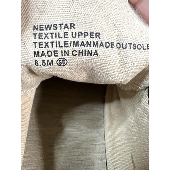 JELLYPOP 'Newstar' Leopard Print Canvas Platform Lace Up Sneakers Sz. 8.5 - Picture 7 of 8